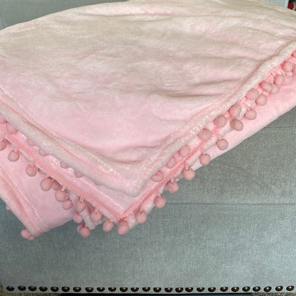 Pink soft blanket